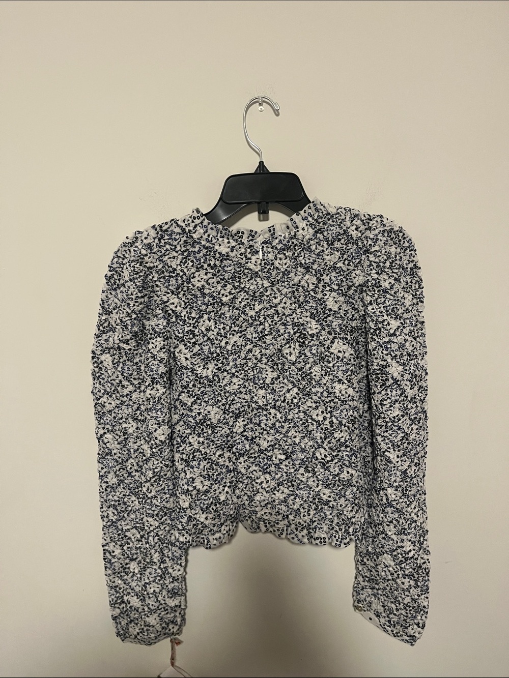 NWT ALIX OF BOHEMIA MAISIE DOMINO SMOCKED TOP - Picture 5 of 6